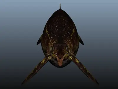 Shonisaurus dinosaur 3D model purchase