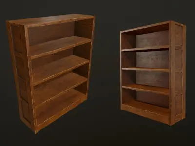Card File Cabinet - PBR Game Ready Low-poly 3D model
