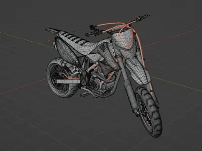 KAWASAKI KLX 2012 3D model purchase