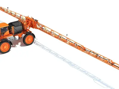 Self Propelled Crop Sprayer 3D model