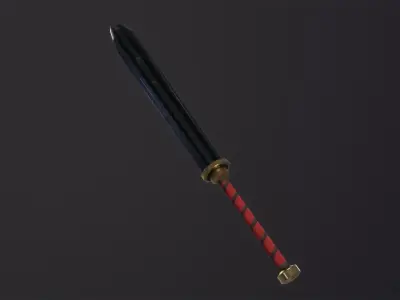 Mace Medieval Stylized PBR Low-poly 3D model