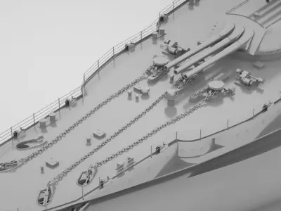 Pennsylvania Class Battleship - USS Arizona  3D model