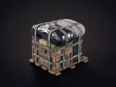 Air Drop  Low-poly 3D model