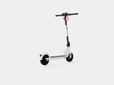Gotrax G4 Lithium Black IPX6 Waterproof Electric Scooter Low-poly 3D model