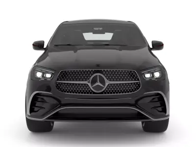 Mercedes GLE53 Coupe with Interior 3D model