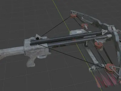 weapon crossbow Low-poly 3D model
