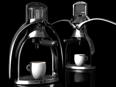 ROK Presso Manual Espresso Maker 3D model