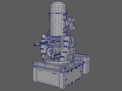 CIWS Phalanx 3D model