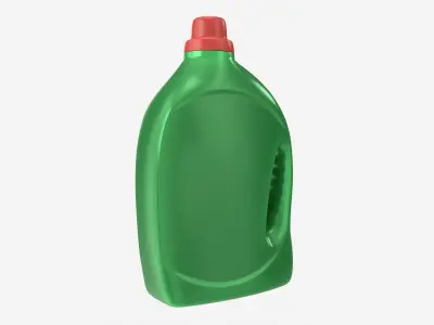 Plastic Bottle with Handle Mockup 02 3D model