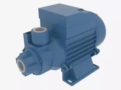  QB Series Clean Water Pump  Low-poly 3D model