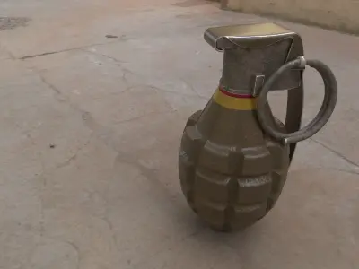Grenade MK2 3D model purchase