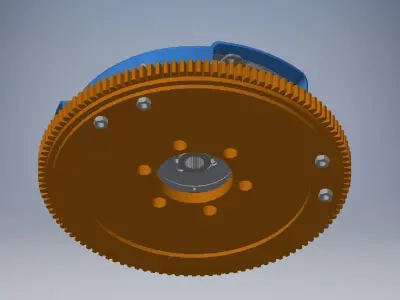 Car clutch 3D model 3D model