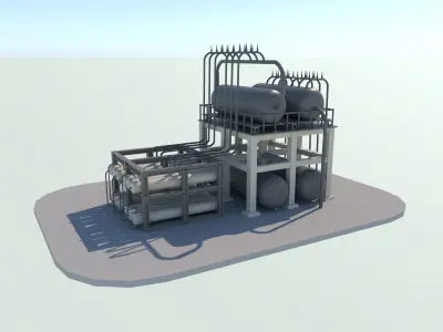 Native Unity Asset Low-poly 3D model