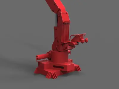 Fireboat crane 3D print model