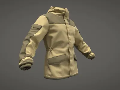 Military Jacket Gorka - Marvelous Designer 3D model