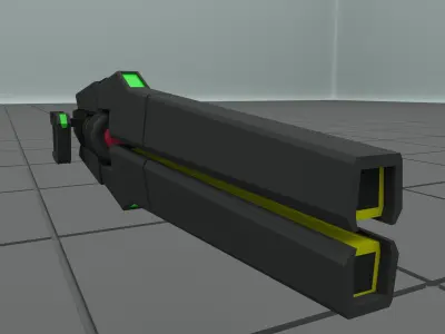 Prototype GN Mega Launcher Parts Model 3D Print 3D print model