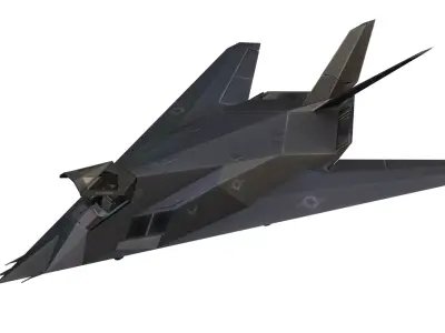 Lockheed F-117 Nighthawk Low-poly 3D model