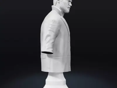 Billy Butcher Bust 3D print model