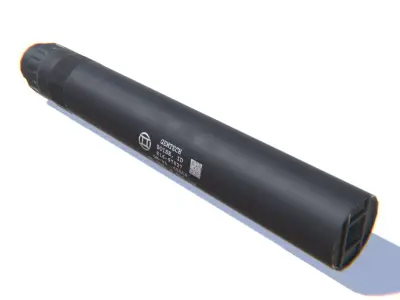 Tactical Silencer 45 ACP 9MM Low-poly 3D model
