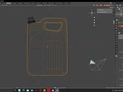 Fuel Canister Low-poly 3D model purchase