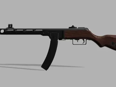 PPSH 41 3D print model purchase