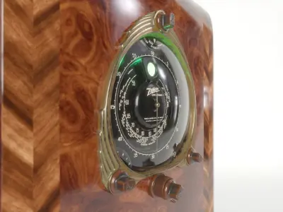 Zenith Radio Free 3D model