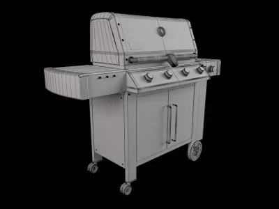 BBQ Genesis 2 Weber 3D Model 3D model