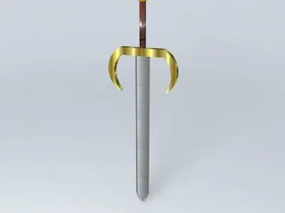 New Improved Fantasy Sword Free 3D model