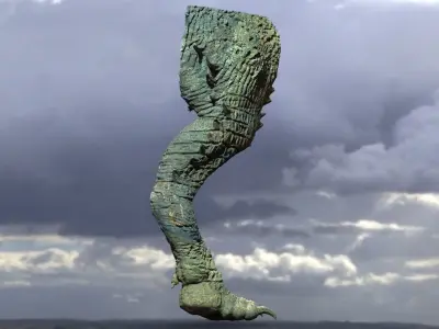 Dragon Leg 3D model