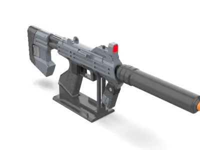 M7 SMG - Halo - Commercial - Printable - STL 3D print model