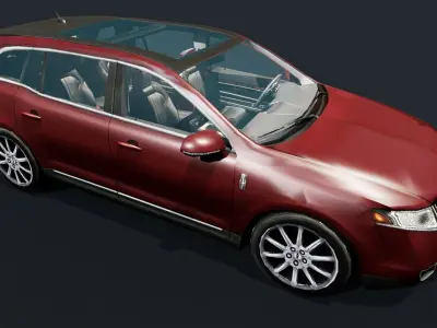 Car-model Low-poly 3D model