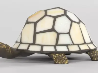 Stained Glass Turtle Desk 3D print model
