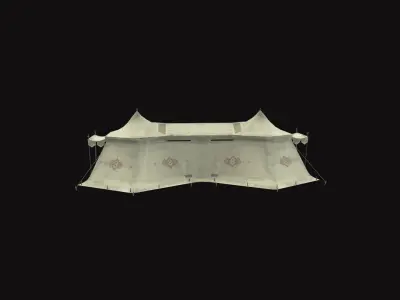 Medieval Tent V04 Low-poly 3D model