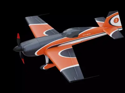 Extra 330SC Aerobatic Aircraft Low-poly 3D model