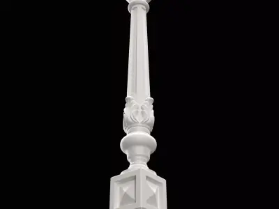 Ornamental Decorative Stair Baluster 3D model