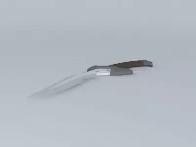 Gil Hibben Knife Free 3D model