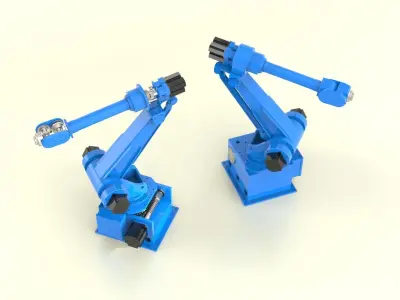 Robotic arm model Including 3D and 2D drawings 3D model