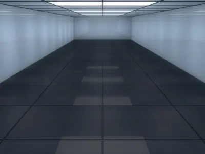Sci Fi WareHouse 3D model 22