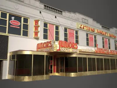 Juniors Restaurant 3D model