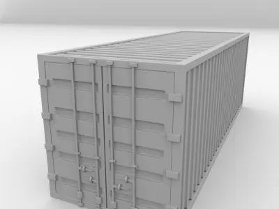 Freight Container 3D model purchase