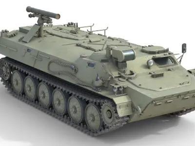 10 Military Vehicles Collection v14 Low-poly 3D model