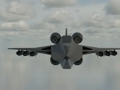 Strategic Bomber 3D model by jsf35f35