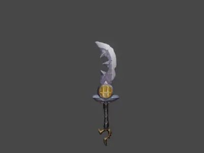 Zeloeman Sword A 24 Low-poly 3D model