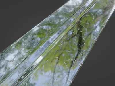Scratched sword Free 3D model