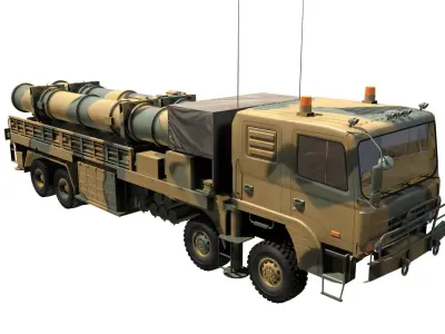 Hyeonmu3 launch vehicle 3D model