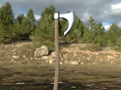 Bearded Axe 3D model
