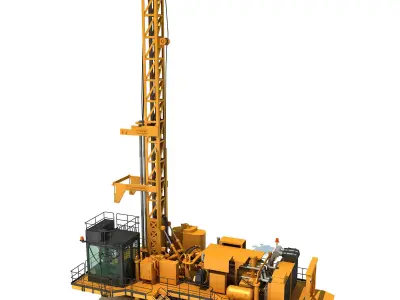 Rotary Drilling Rig 3D model order