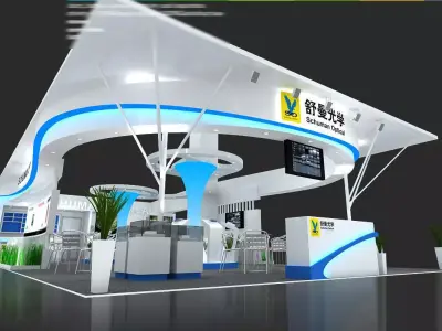 Exhibition - Area - 9X18-3DMAX2012-07 3D model
