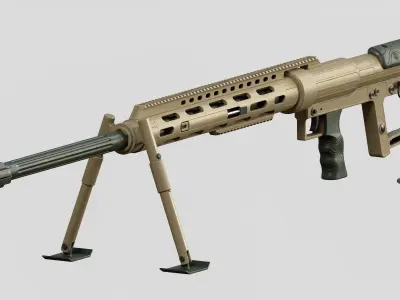 Snipex M100 - Replica -LOW POLY Low-poly 3D model