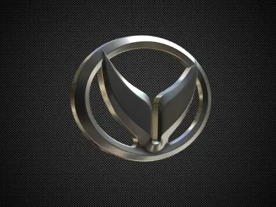 huansu logo 3D model
